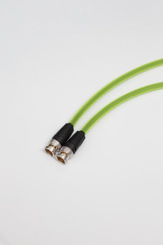 Кабель NEUTRIK BNC 30см (Жовтий неон), Жовтий неон