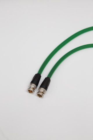 Кабель NEUTRIK BNC 30см (Чорно-зелений), Чорно-зелений