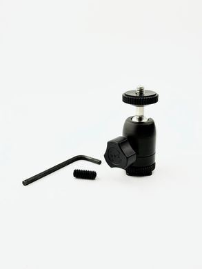 Кульова міні головка 1/4"-1/4" Mini Ball Head, one size, Чорний